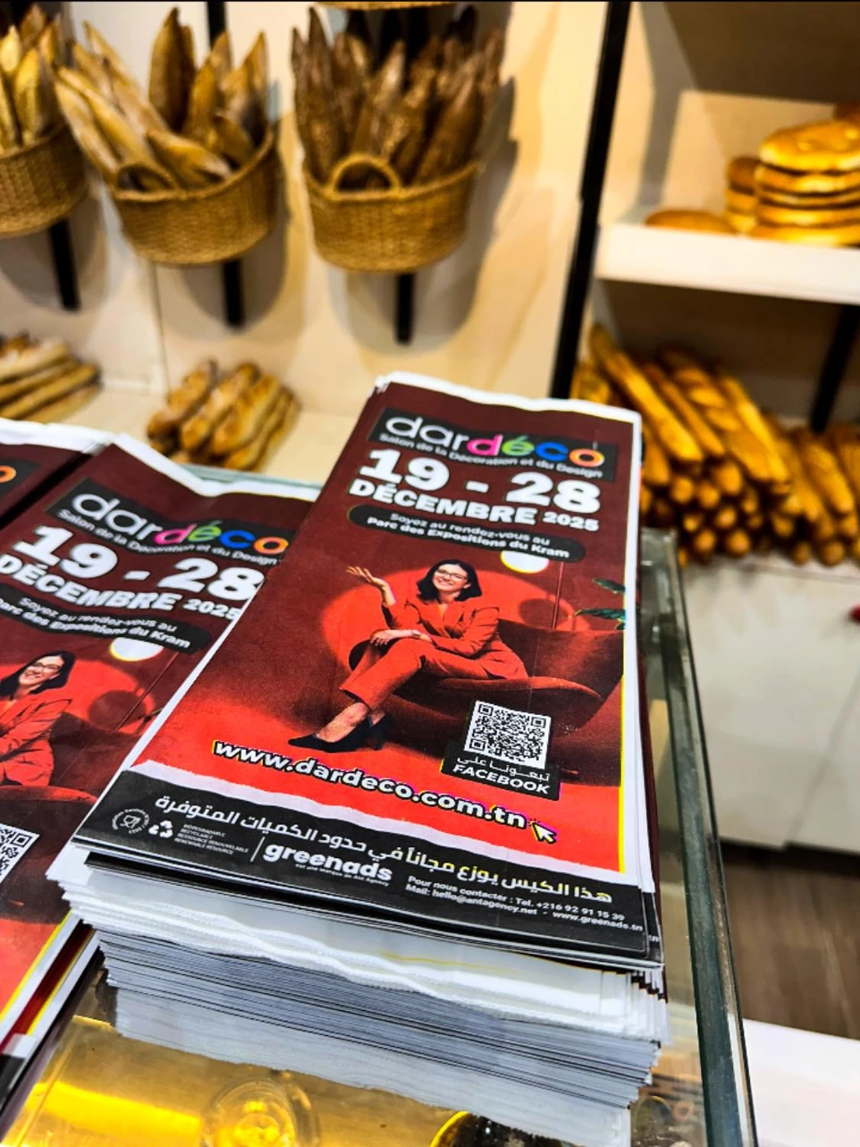 Sac a pain publicitaire tunisie Salon Dardeco